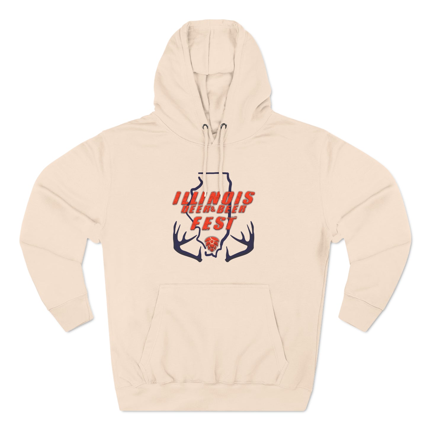 "Original Hoodie" Three-Panel Fleece Hoodie